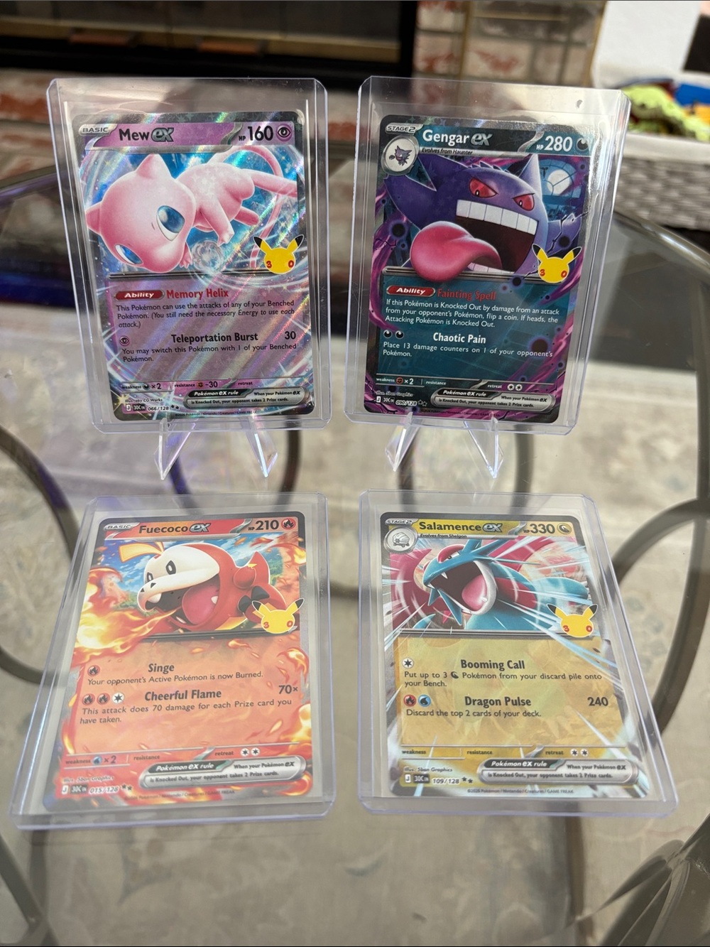 Pokemon 30th Celebrations EX Bundle Set of 7 cards